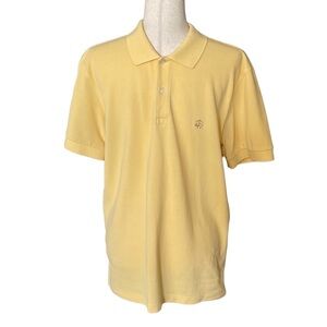 Brooks Brothers Short Sleeve Slim Fit Pique  Performance Polo Yellow